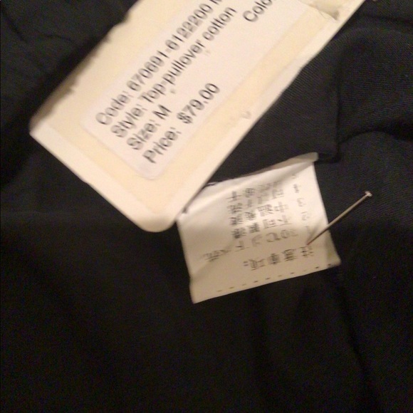 💕💕HOST PICK💕💕Black slip on bell long sleeve top boho cotton top - Picture 5 of 5